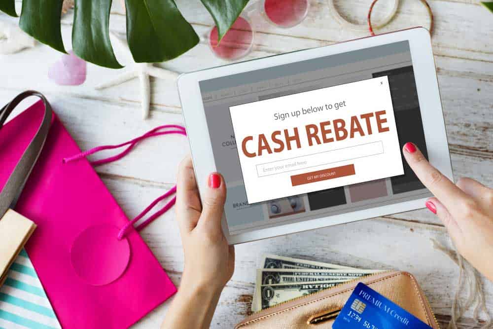 Cash rebate credit card