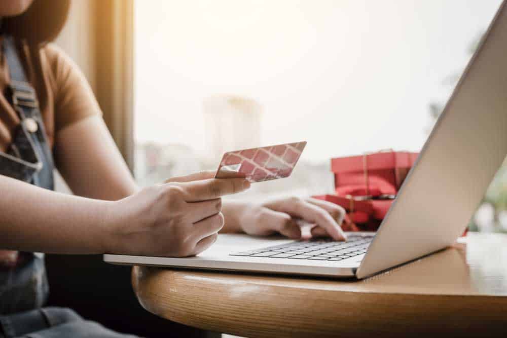 Online payment with a credit card
