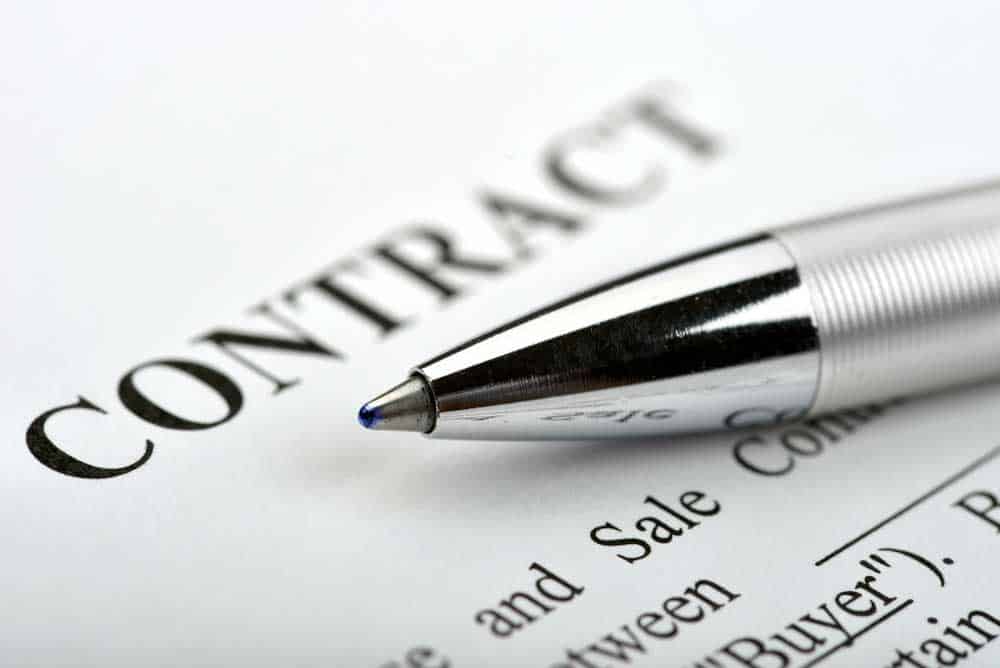 Legal business contract